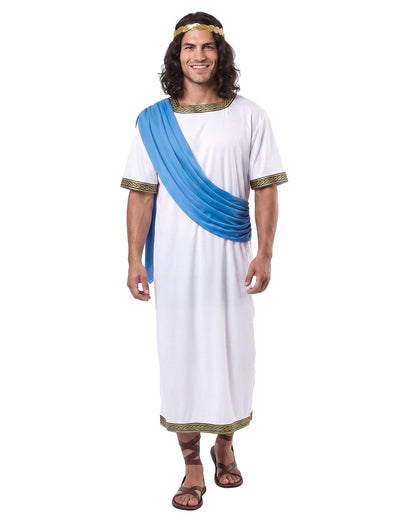 Costum Greek God Costum Blue Man