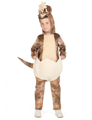 Dinozaur deghizează din oul copilului