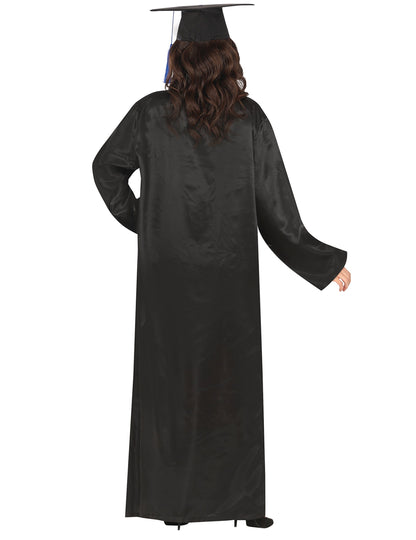 Costum absolvent pentru adulți albastru și negru