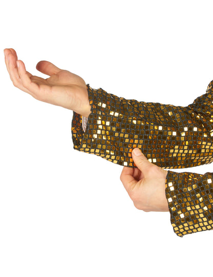 Déguisement disco or homme haut de gamme