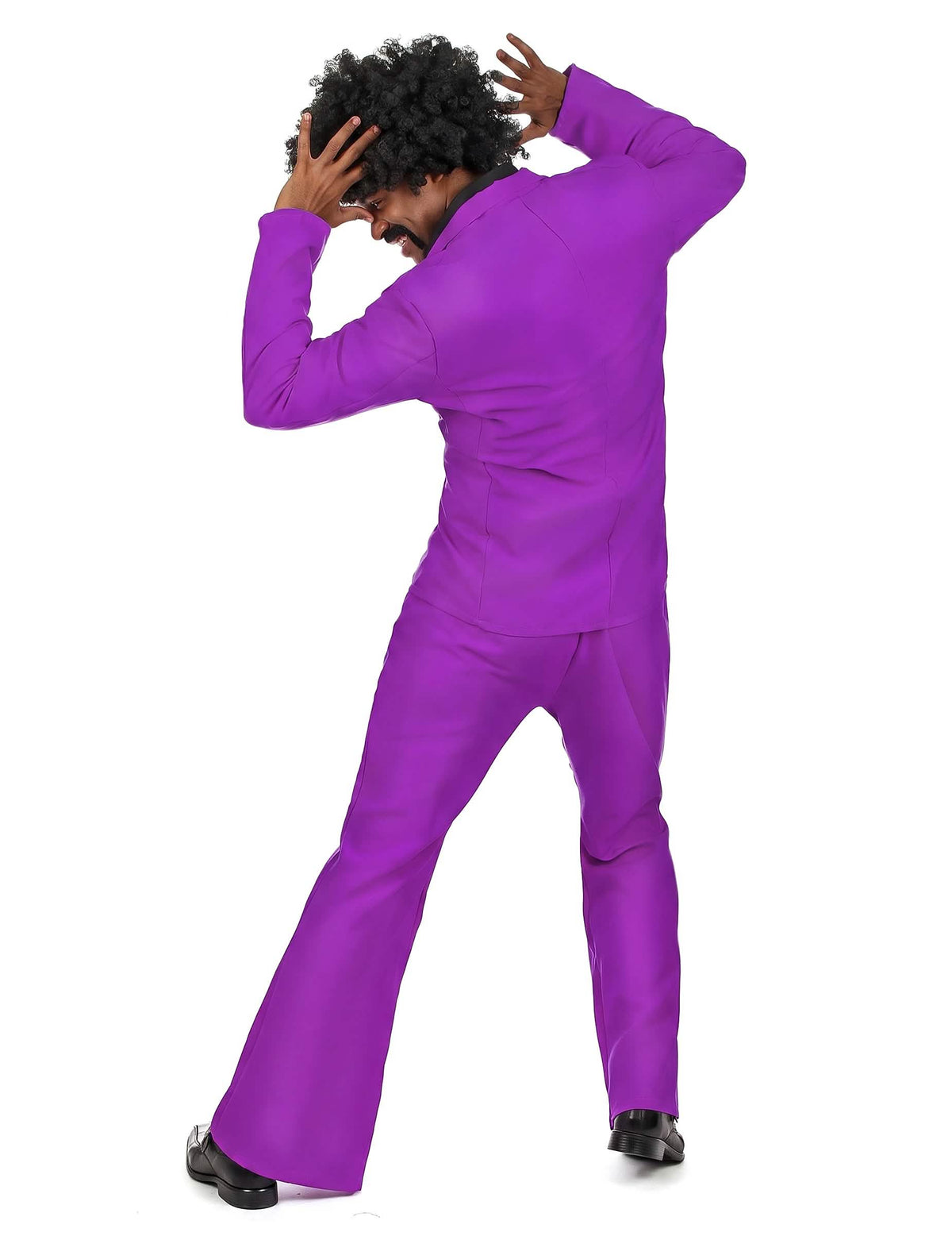 Déguisement disco violet adulte