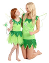 Déguisement duo de fée verte mère et fille