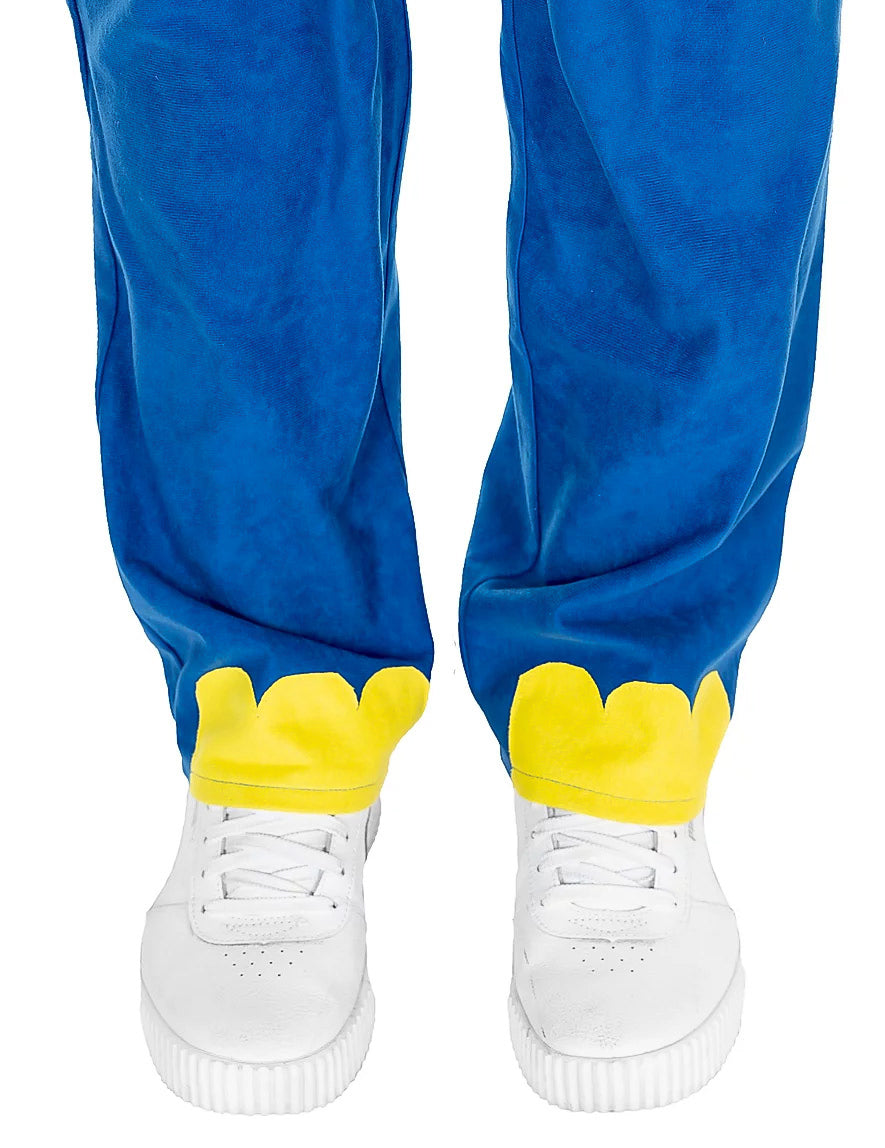 Détail du bas de pantalon du déguisement éléphant Die Maus