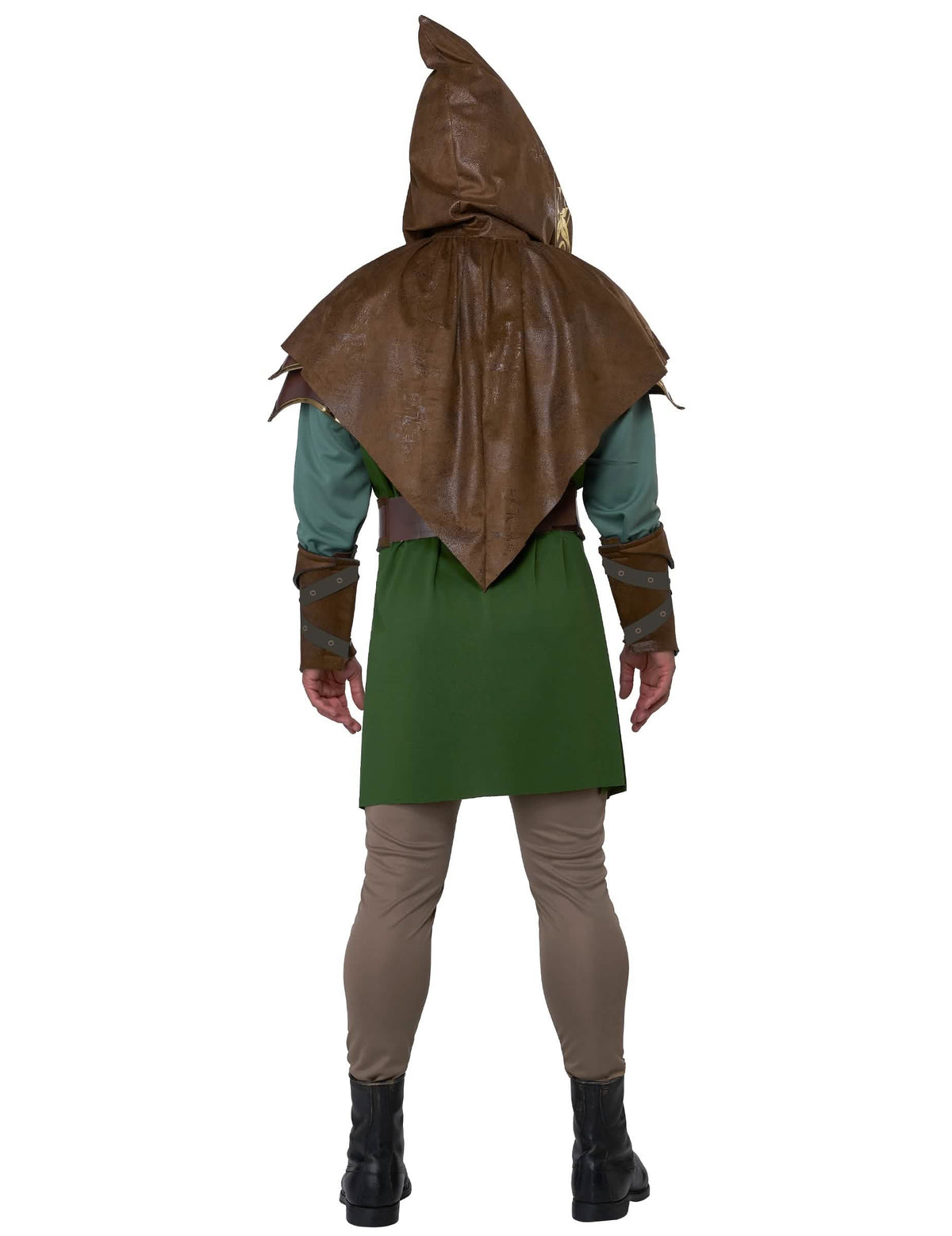Vedere din spate a costumului de elf arcaș pentru adult