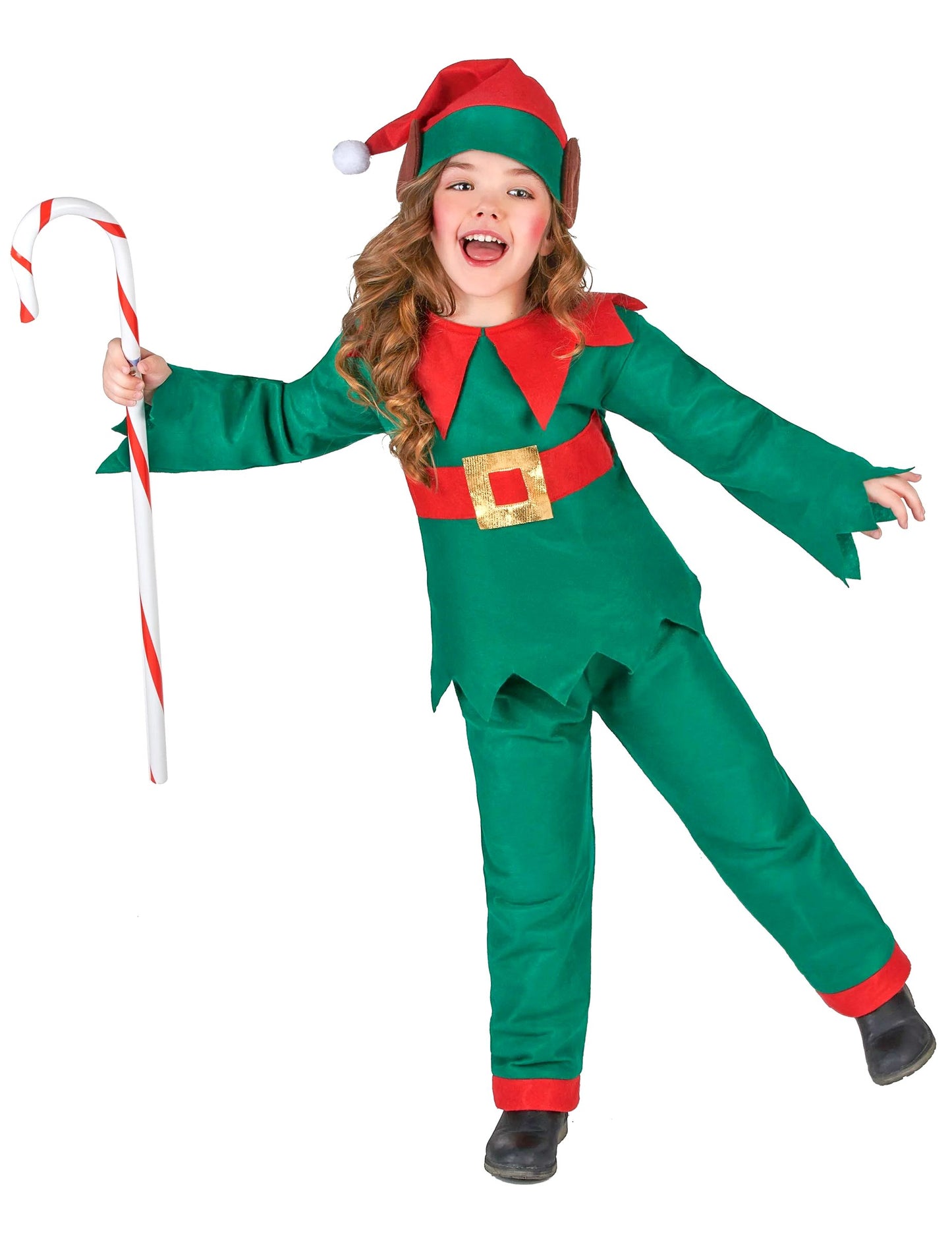 Costum elf de Crăciun pentru copii