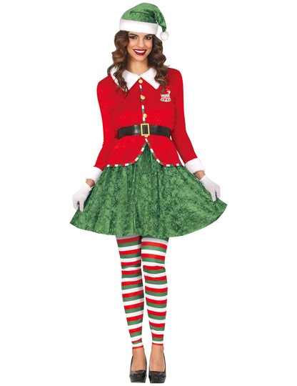 Déguisement elfe de Noël femme