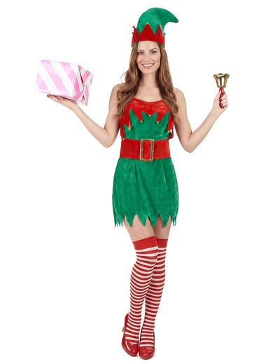 Costum sexy Elf pentru femei de Crăciun