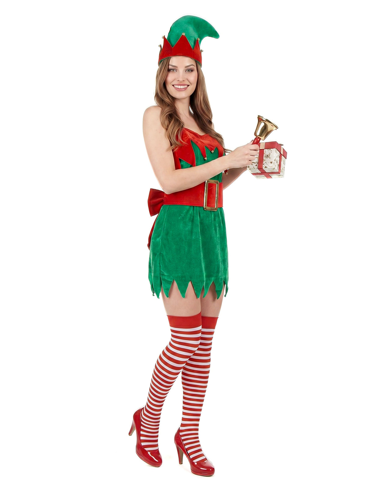 Costum sexy Elf pentru femei de Crăciun