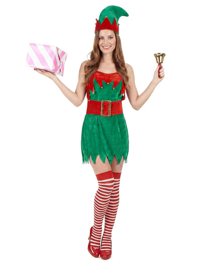Costum sexy Elf pentru femei de Crăciun