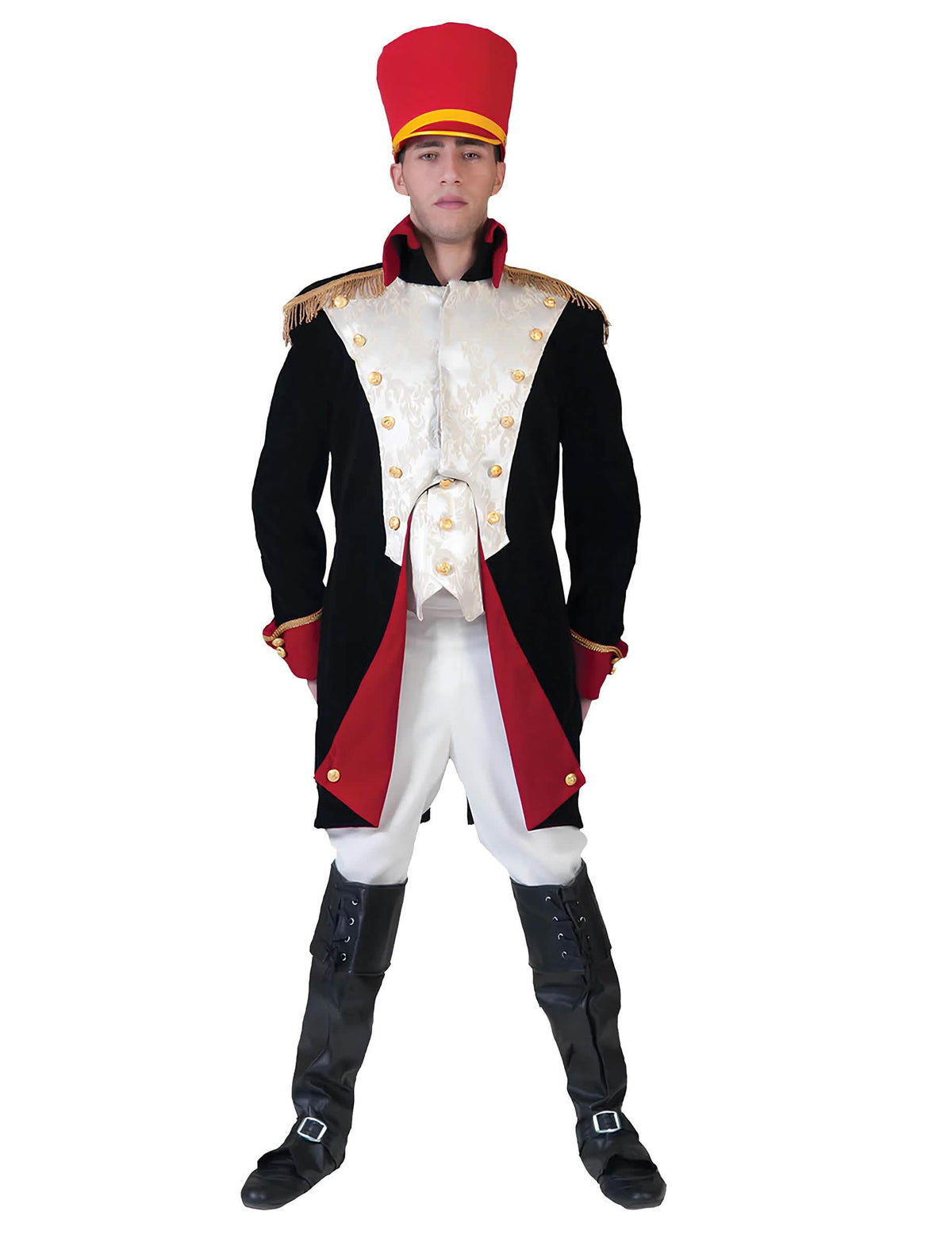 Vedere din față a costumului de împărat de lux pentru bărbat