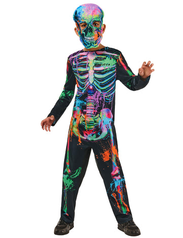 Costum pentru copii cu schelet graffiti