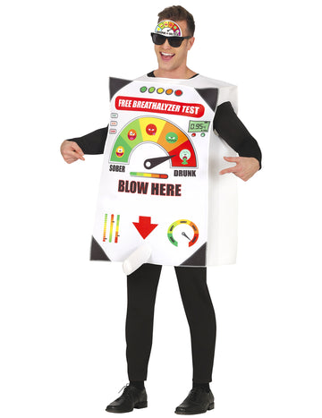Costum etilotest de poliție amuzant pentru adulți 
