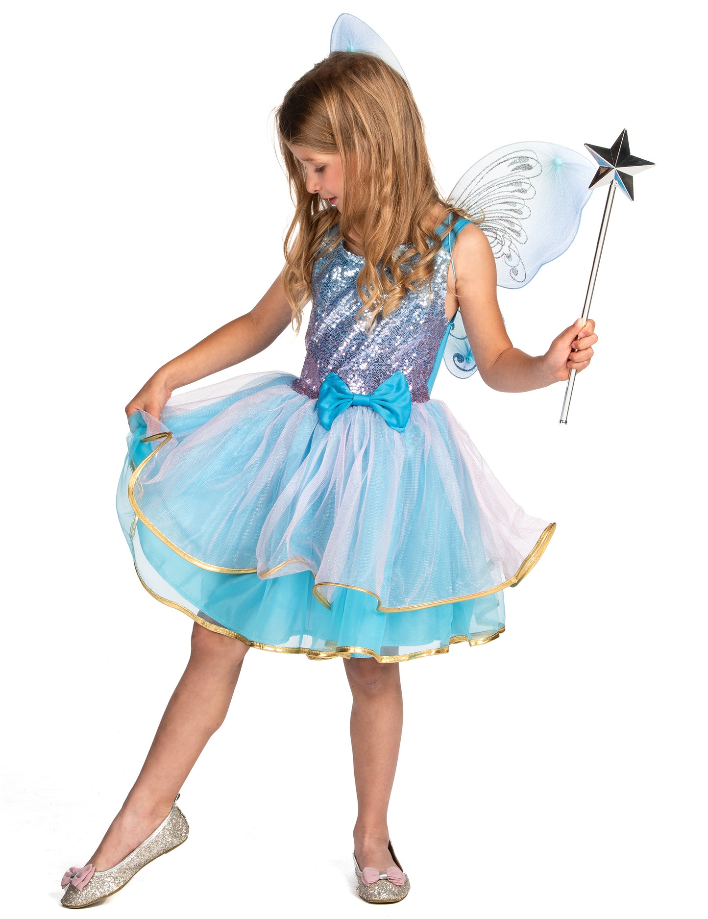 Fata roz și albastră deghizare