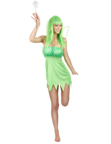Costum de zână verde pentru femei