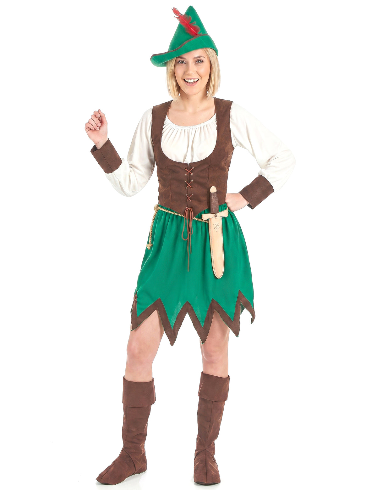 Costum pentru femeie din lemn