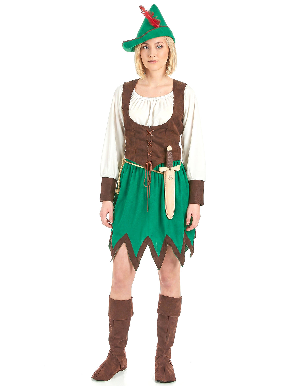 Costum pentru femeie din lemn