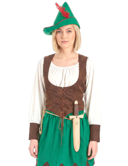 Costum pentru femeie din lemn