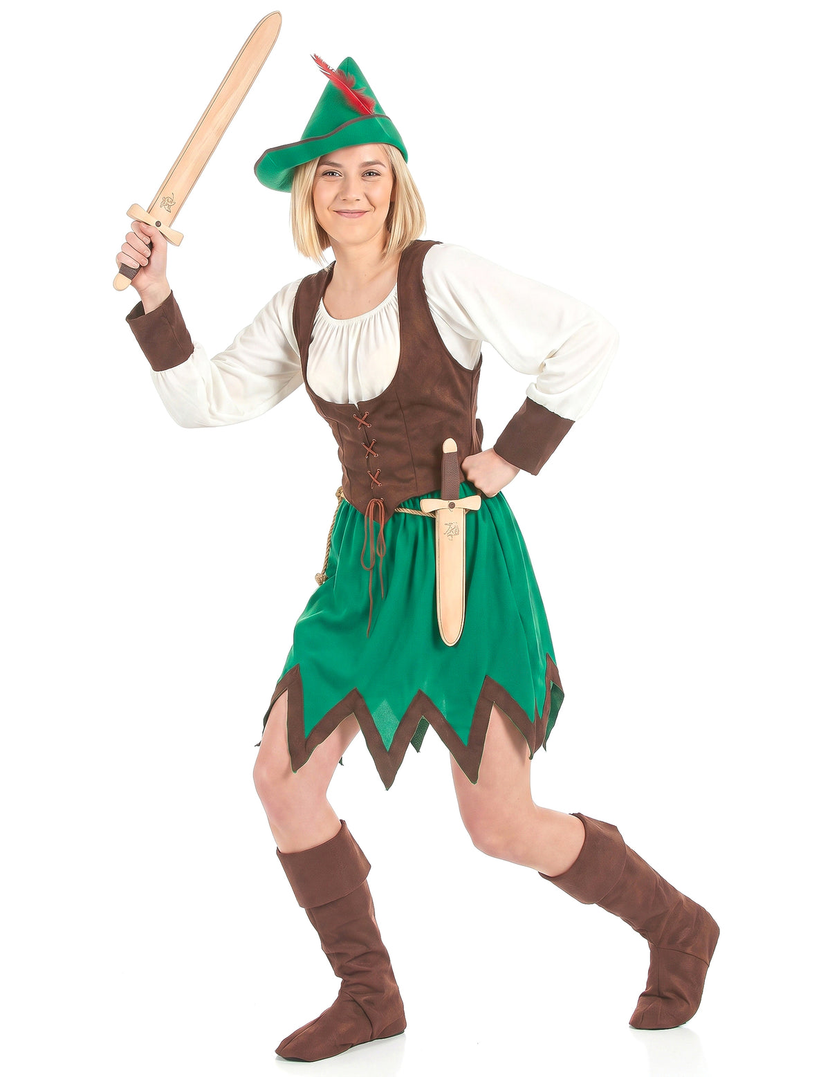 Costum pentru femeie din lemn