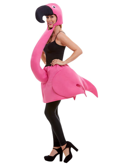 Costum de flamingo roz pentru adulți