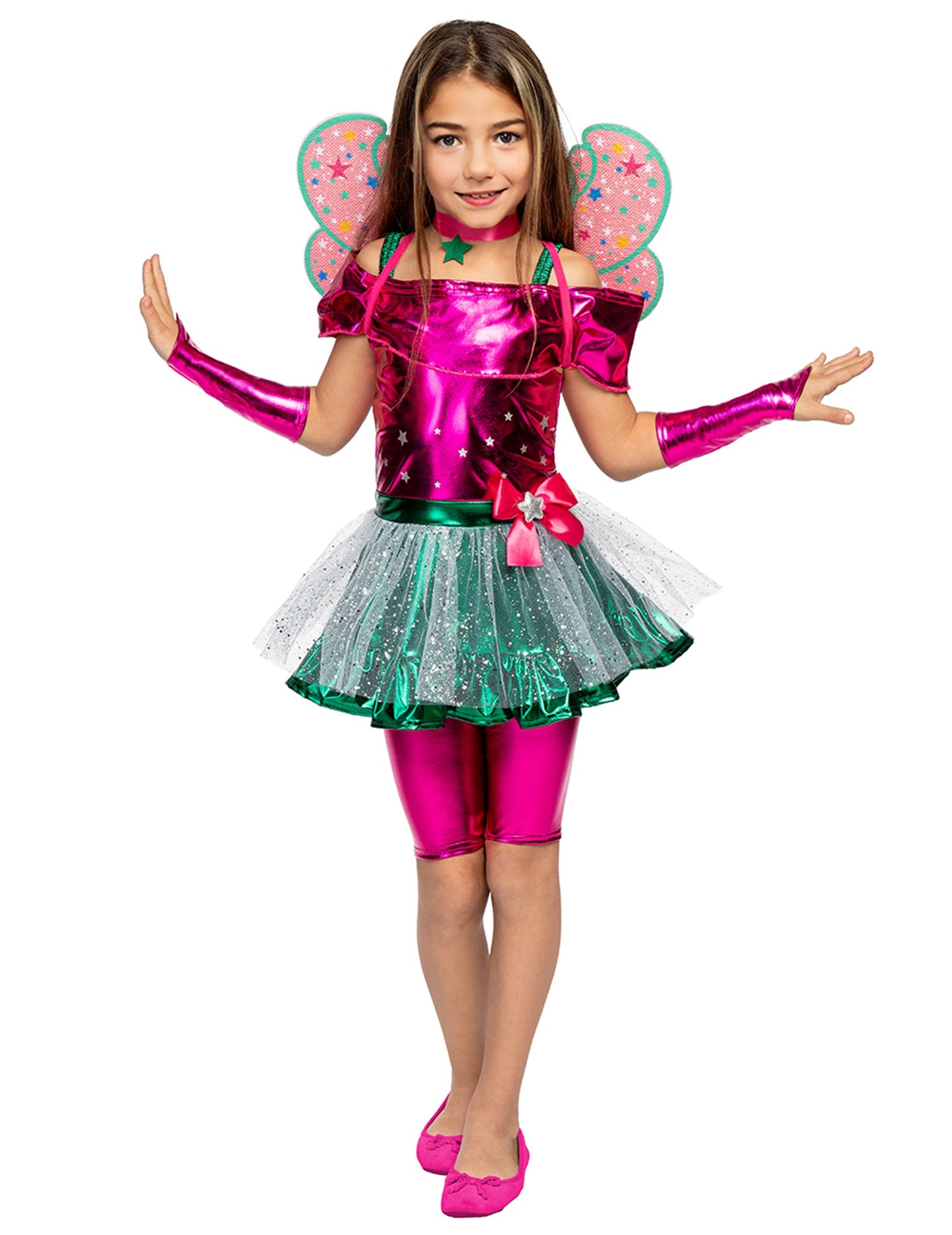 Costum Flora Winx pentru fete