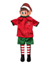 Costum de fotbalist pentru echipa portugalia pentru păpușă spiriduș ștrengar roșu și verde