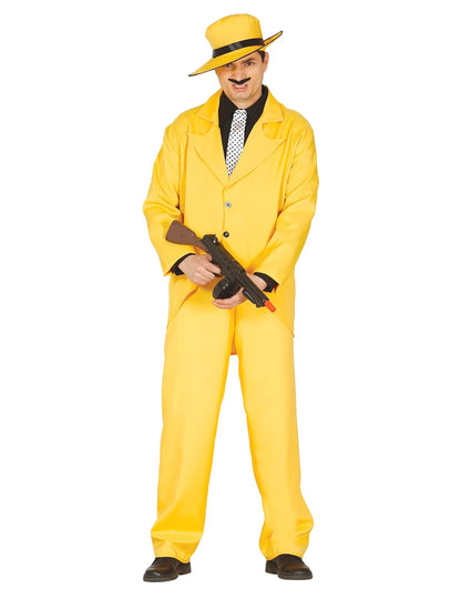 Costum gangster galben pentru adulți