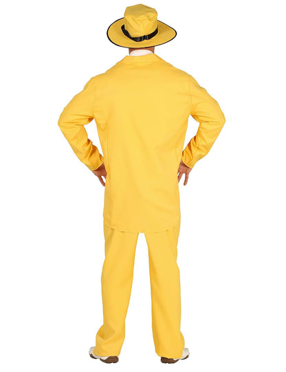 Costum gangster galben pentru adulți