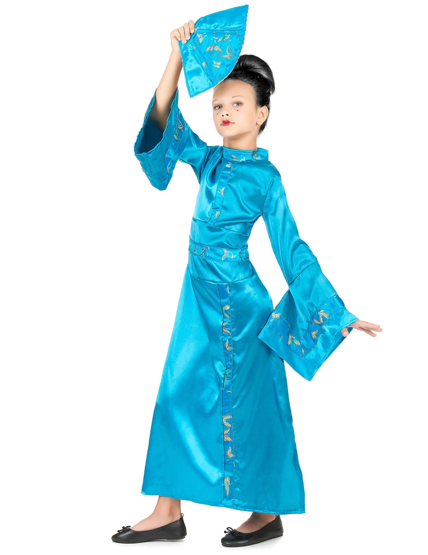 Fată albastră de deghizare chineză