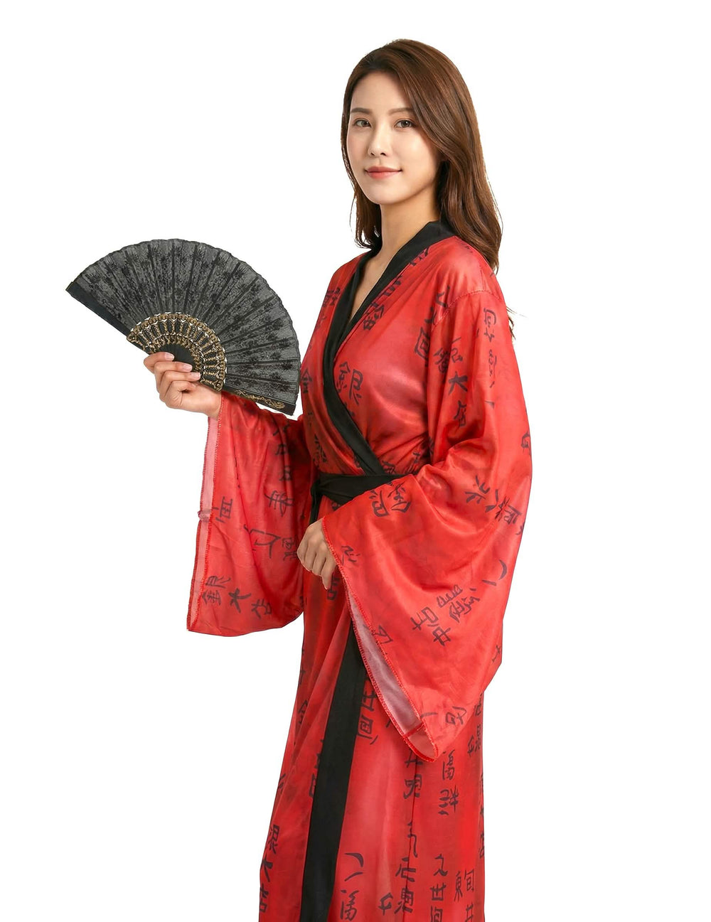 Vedere din spate a costumului de gheișă pentru femeie kimono