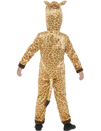 Vue de dos du déguisement girafe pour enfant