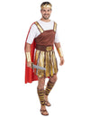 Déguisement gladiateur romain cape rouge homme