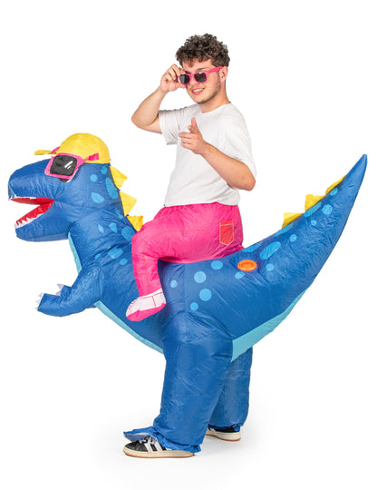 Deghizare gonflabilă pe dinozaurul adult