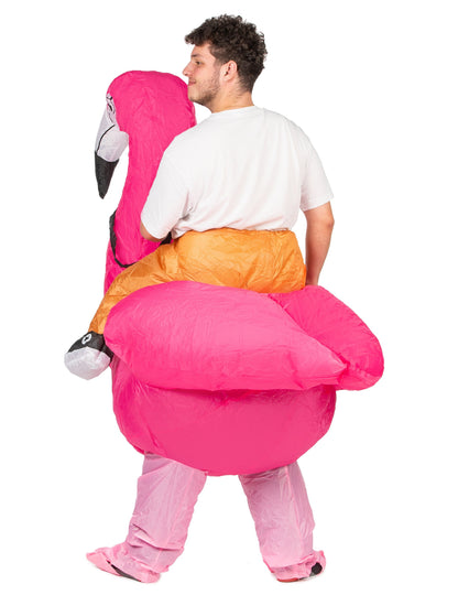 Flamingo pentru adulți deghizare gonflabilă