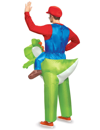 Costum gonflabil Mario pe Yoshi Nintendo Adult