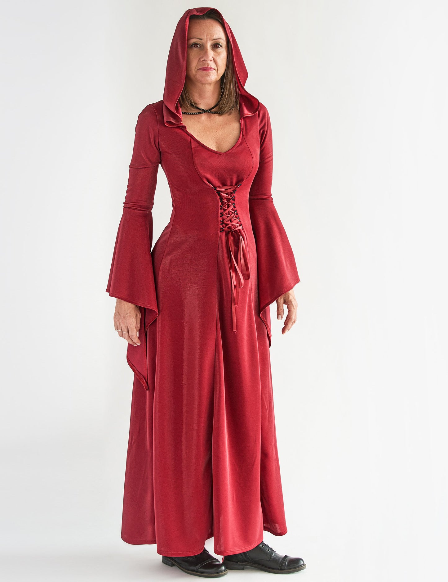 Rochie gotică Rochie roșie rochie pentru femei