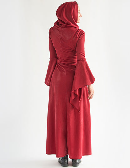 Rochie gotică Rochie roșie rochie pentru femei