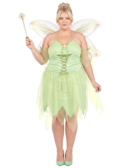 Déguisement grande taille fée verte sexy femme
