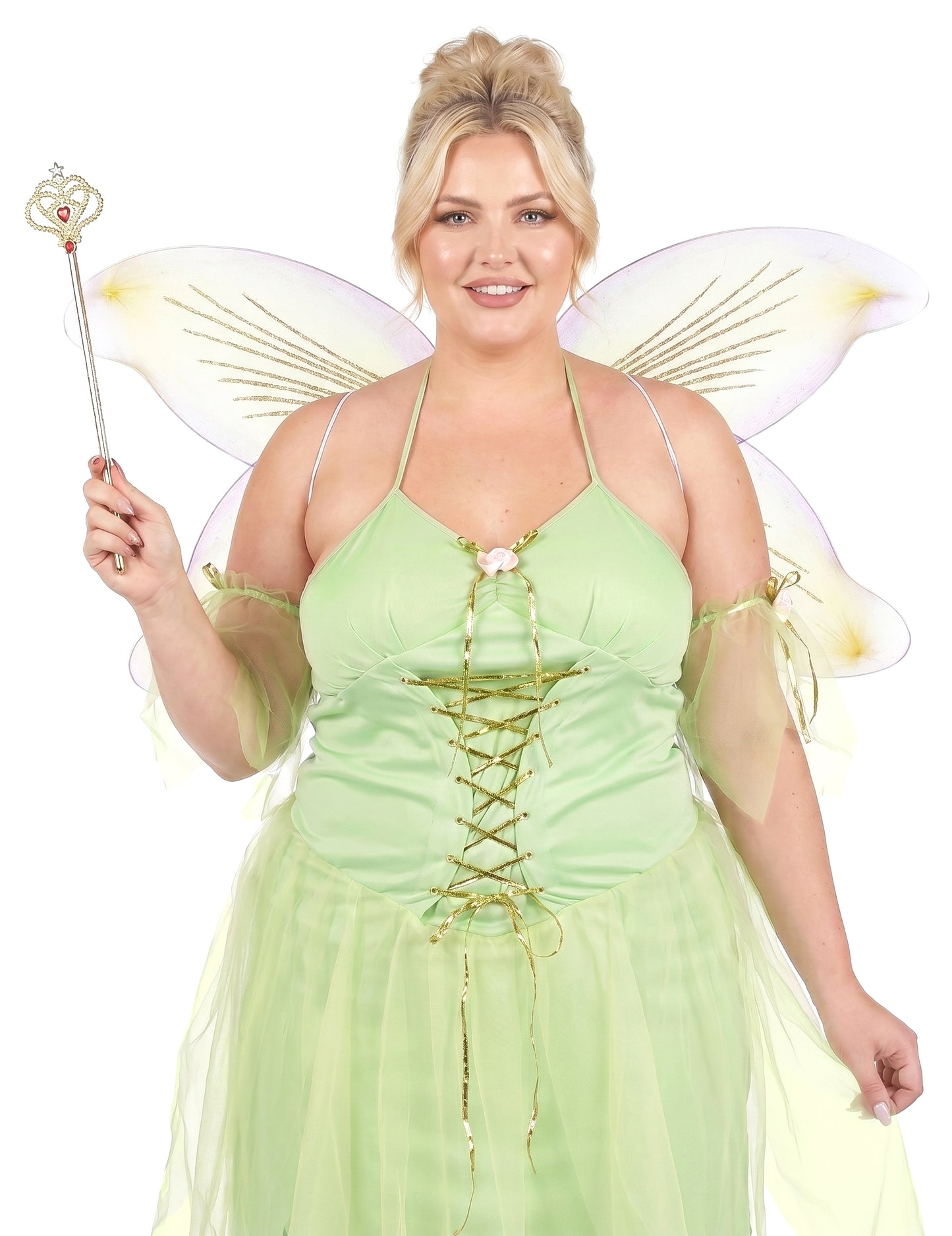 Déguisement grande taille fée verte sexy femme
