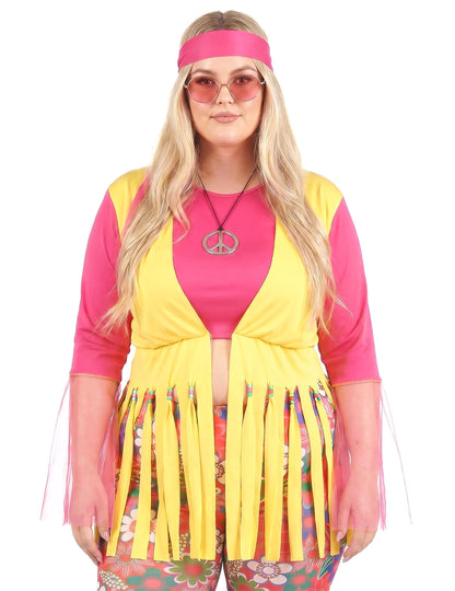 Costum pentru femei hippie de dimensiuni mari