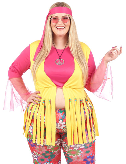 Costum pentru femei hippie de dimensiuni mari