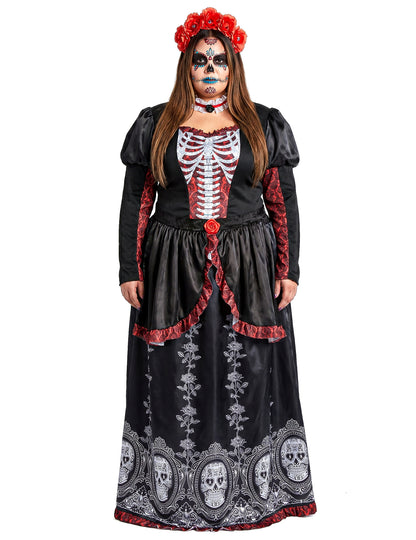 Costum mare de talie Rochie lungă de femeie din Los Muertos