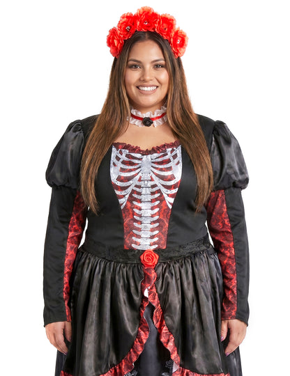 Costum mare de talie Rochie lungă de femeie din Los Muertos
