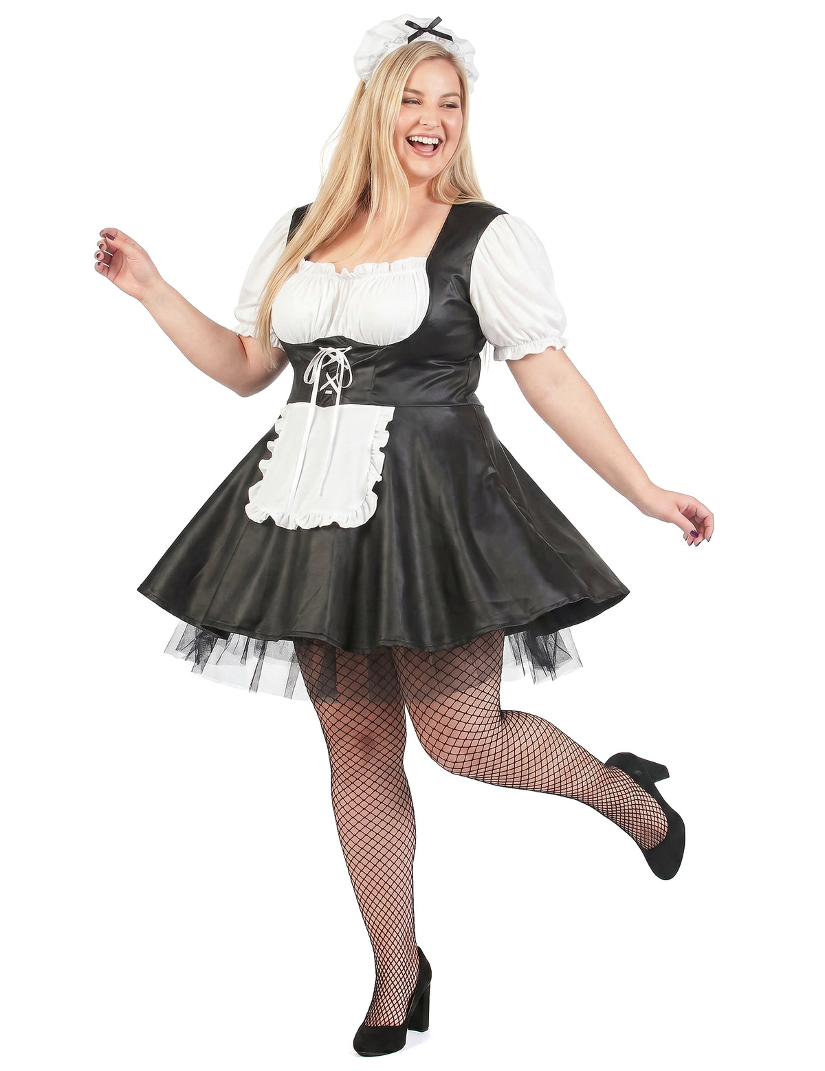 Costum mare de mărime a femeii soubretei