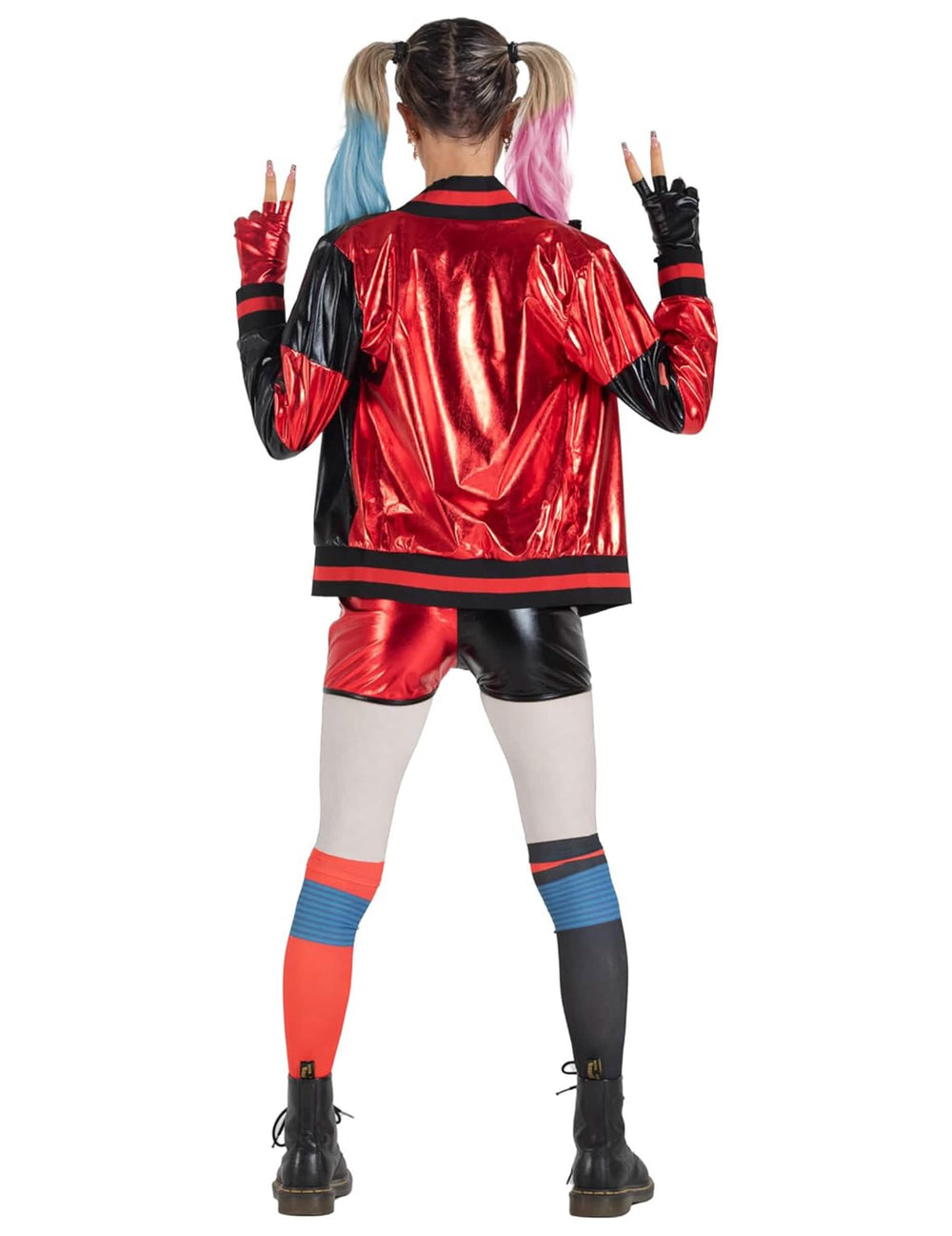Vedere din spate a costumului Harley Quinn™ pentru fată