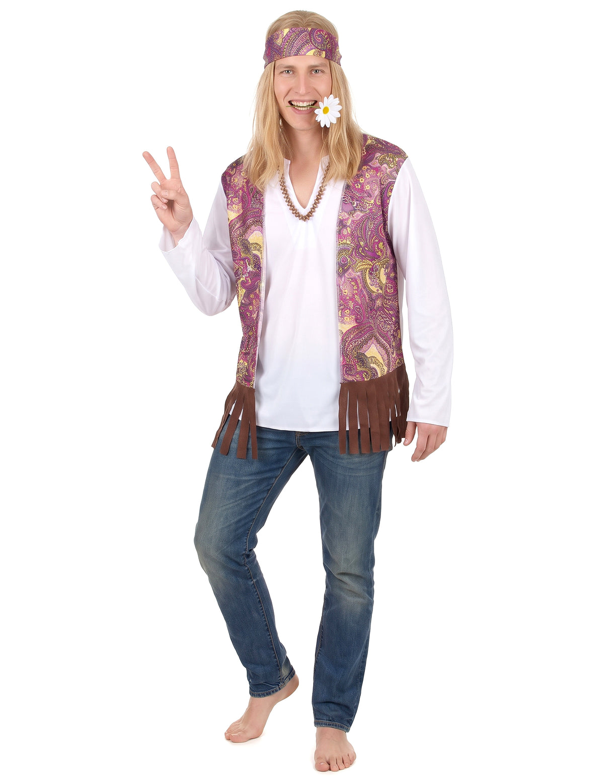 Hippie deghizează cu marginea bărbaților