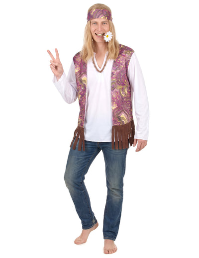 Hippie deghizează cu marginea bărbaților