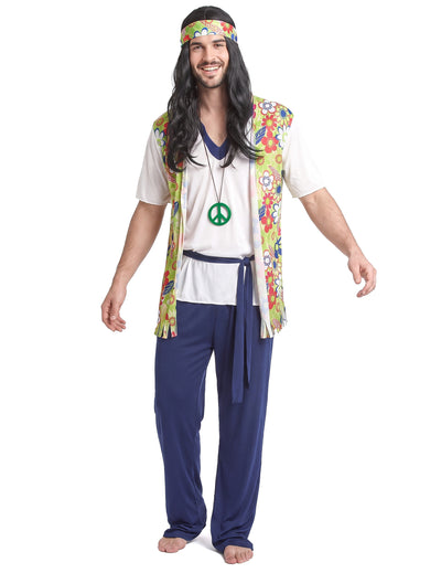 Costum albastru hippie hippie