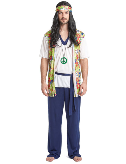 Costum albastru hippie hippie