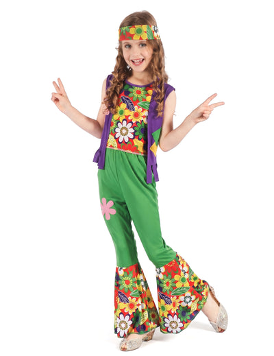 Costum de fată cu flori hepper