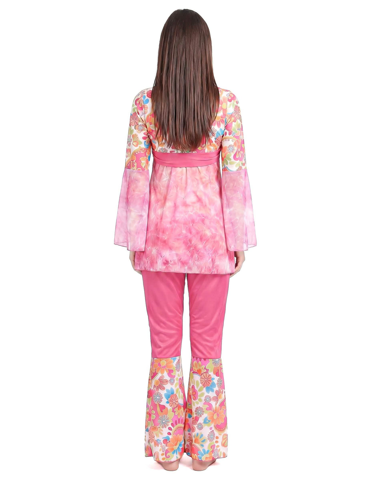 Costum de hippie pentru flori de trandafiri pentru femei